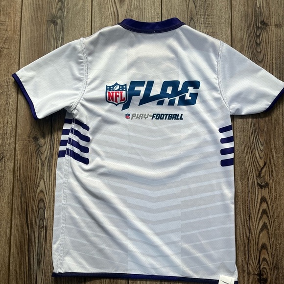 Baltimore  Ravens Flag Football Jersey Youth Large Reversible - Picture 5 of 5